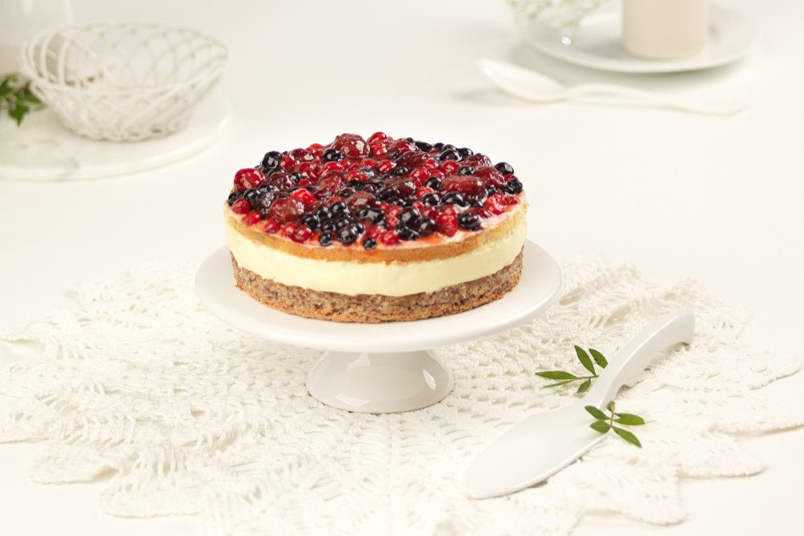 Vaniljedrøm med mandelbunn 8bit