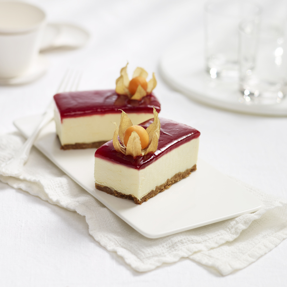 Ostekake med pasjonsfrukt 2pk