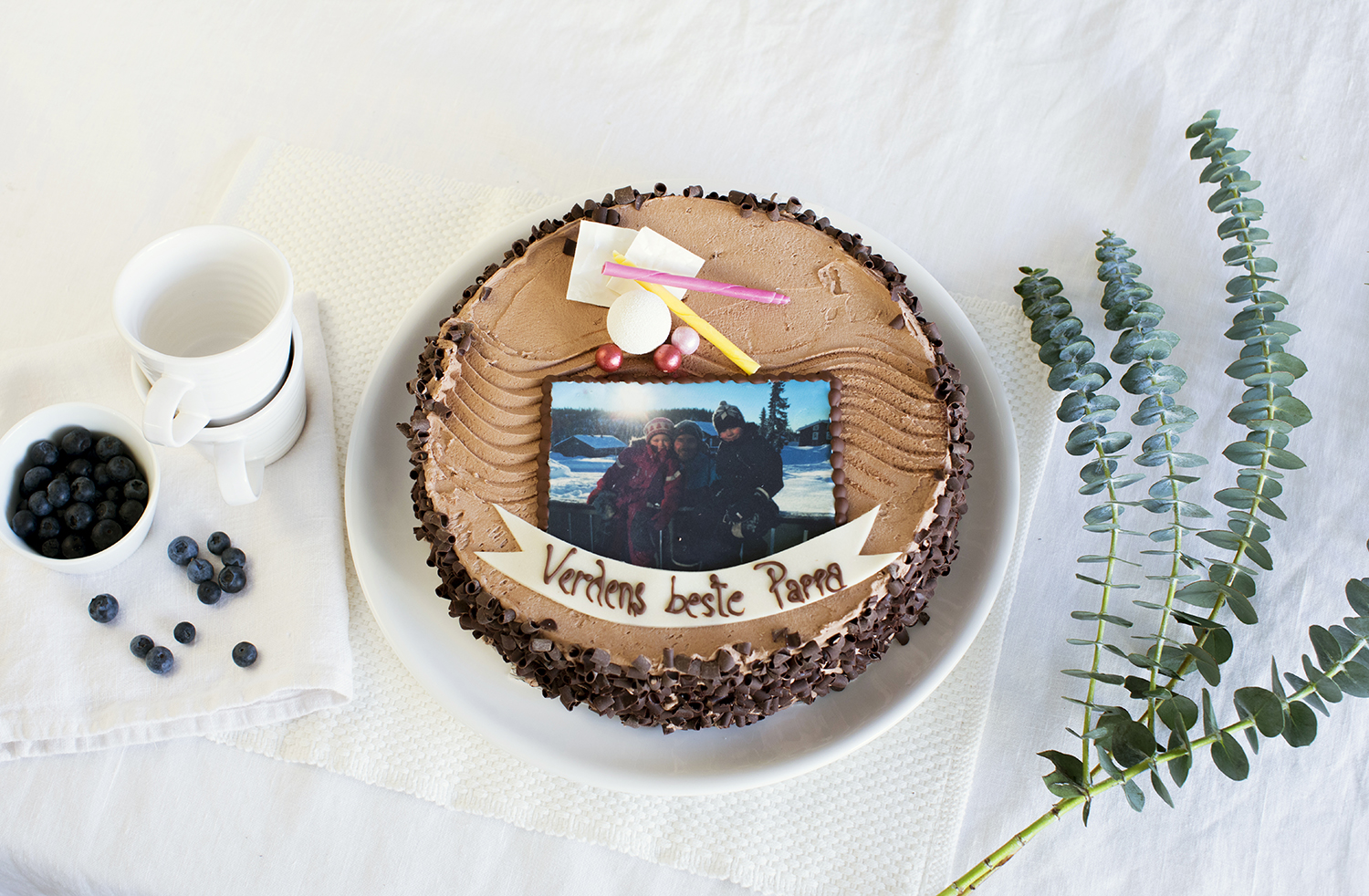 Sjokoladekake 20bit m/bilde